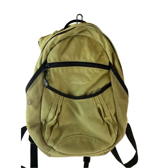 Eddie Bauer green backpack 13x15 mesh - Picture 1 of 5